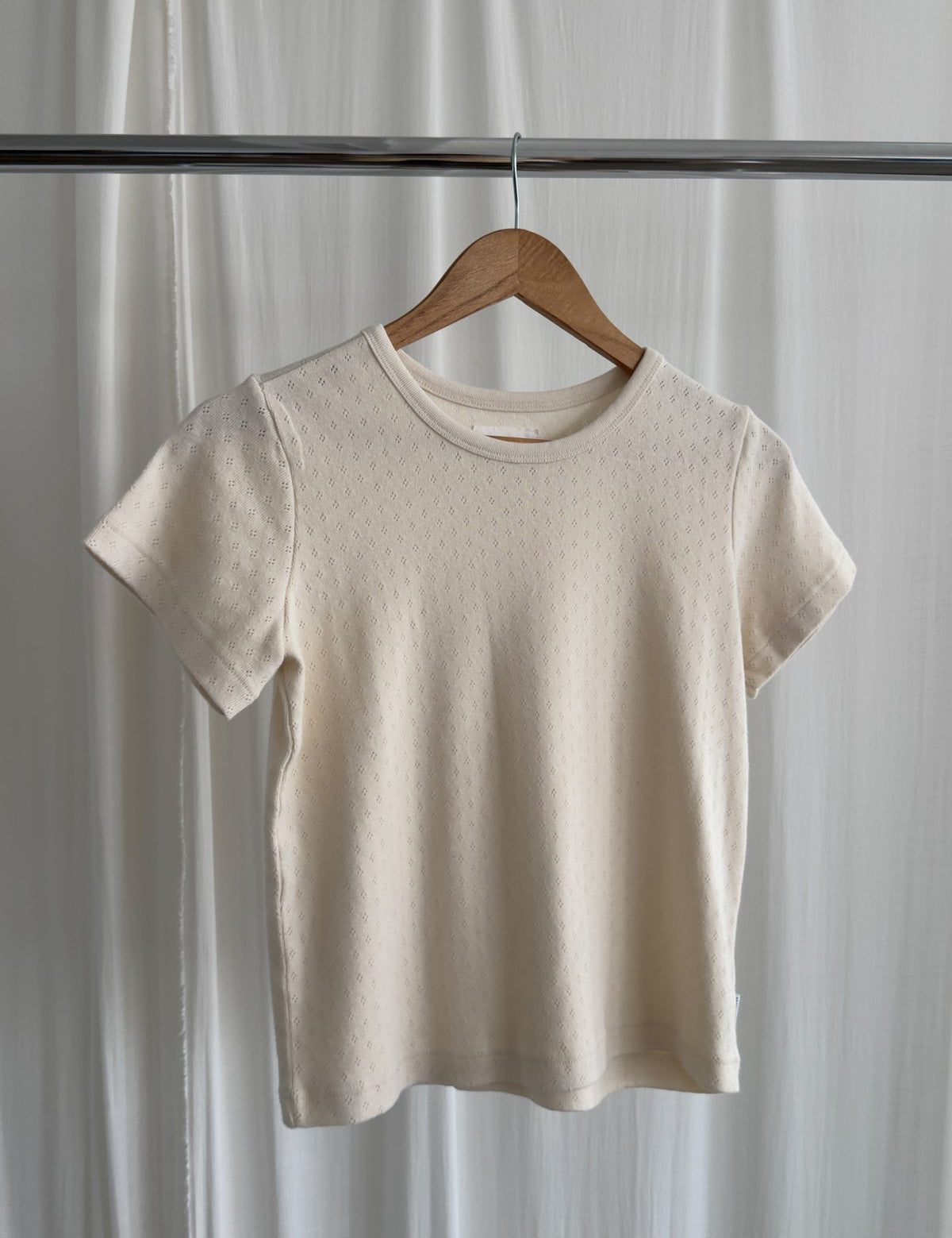 Pointelle Babe Tee