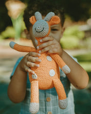 Giraffe Plush Toy - Orange