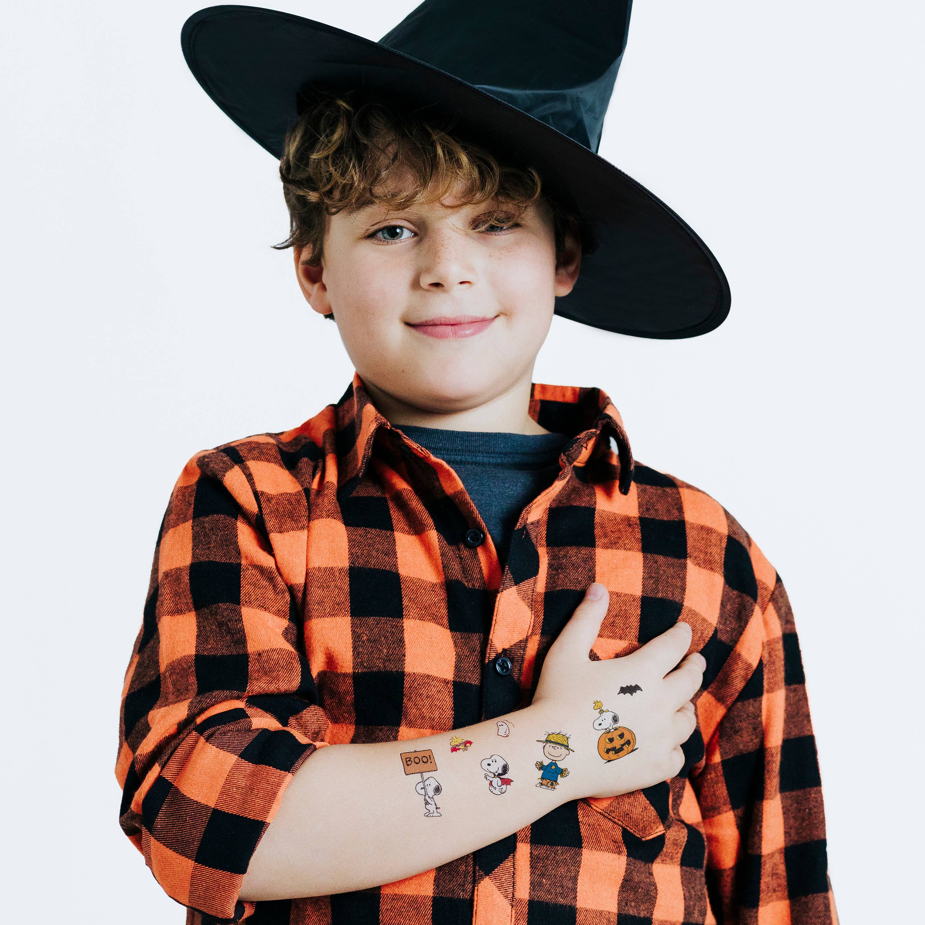 Peanuts Halloween Tattoo Sheet