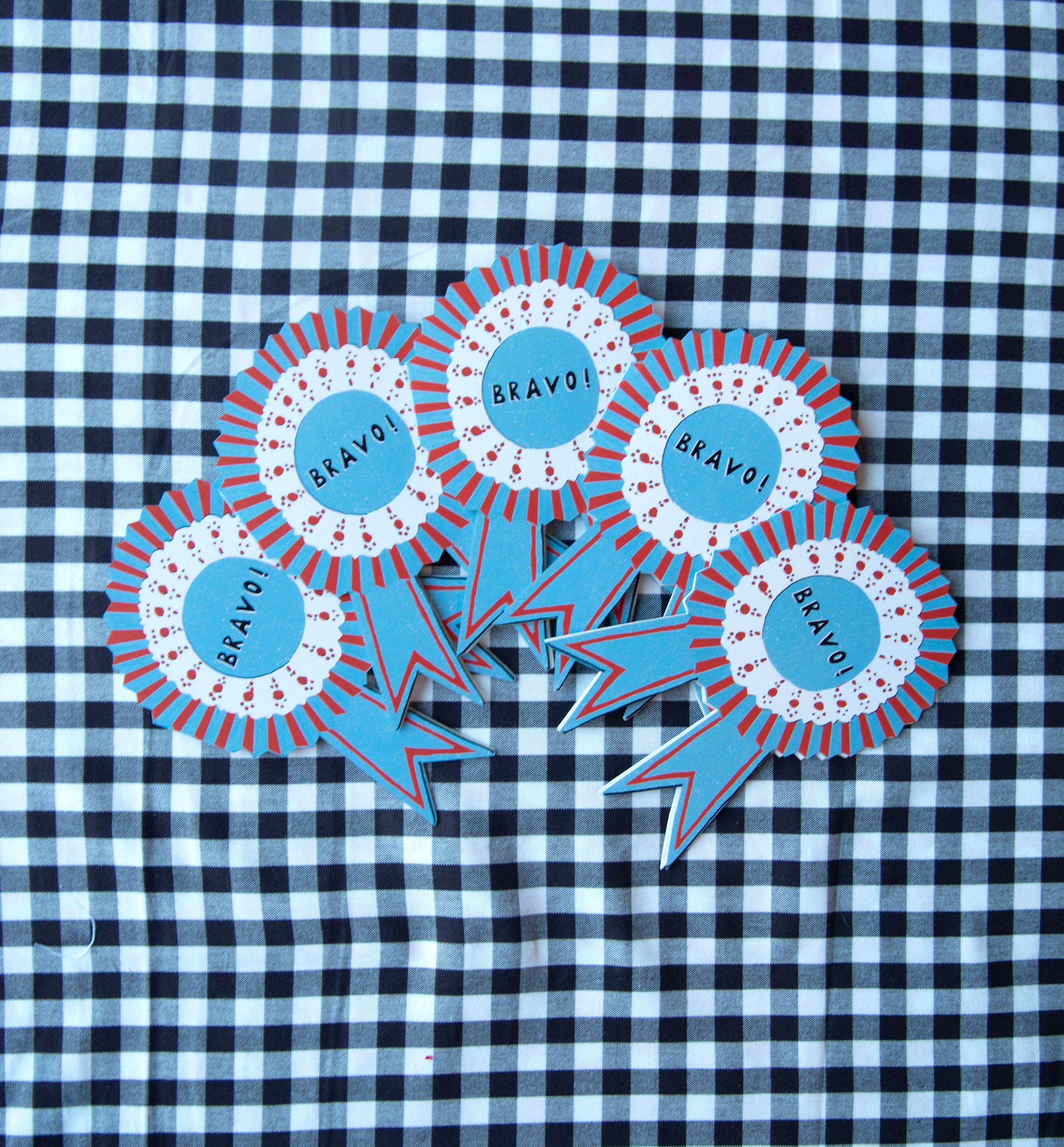 Bravo Medallion Die Cut Card