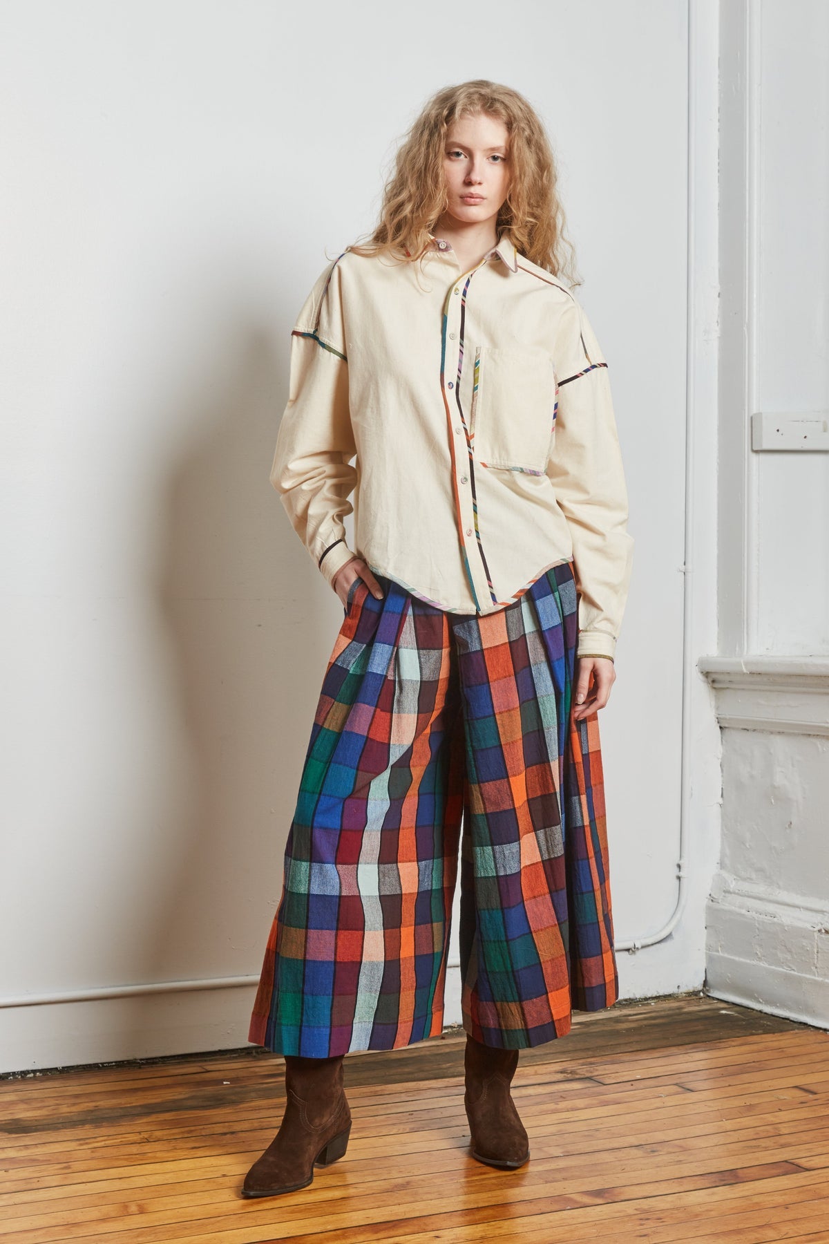 Frida Pants - Mosaic Chex