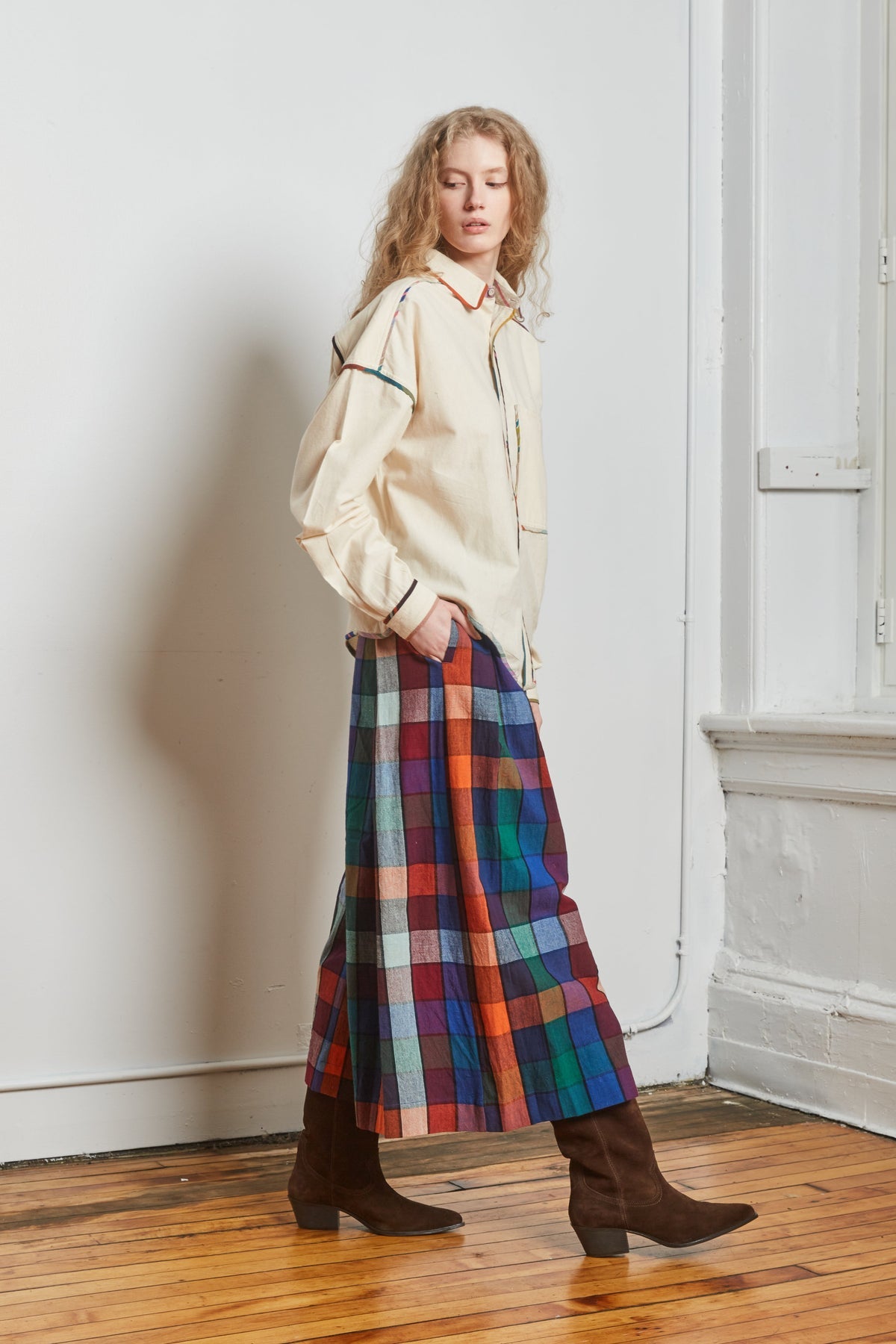 Frida Pants - Mosaic Chex