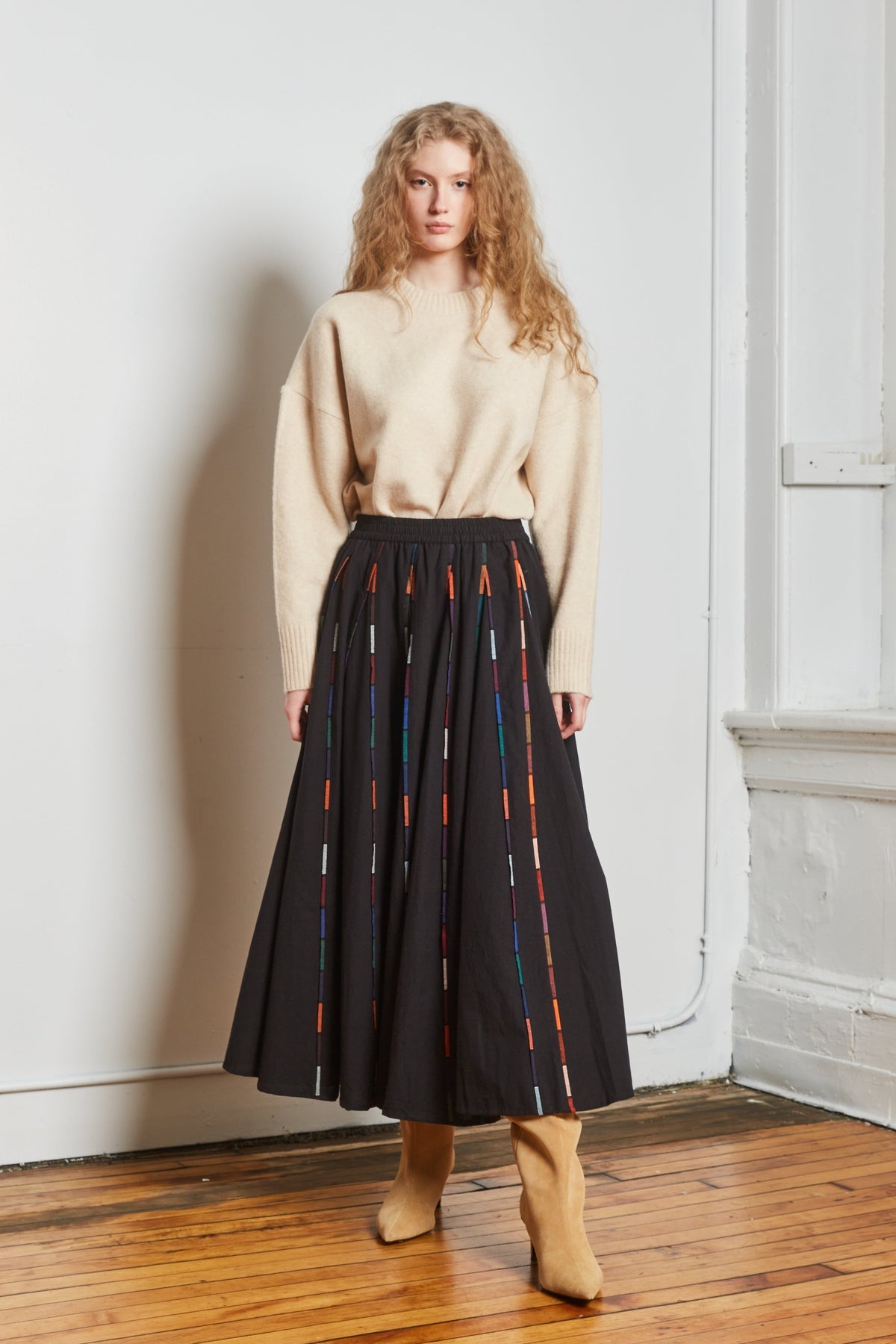 Kate Skirt - Noir Multi