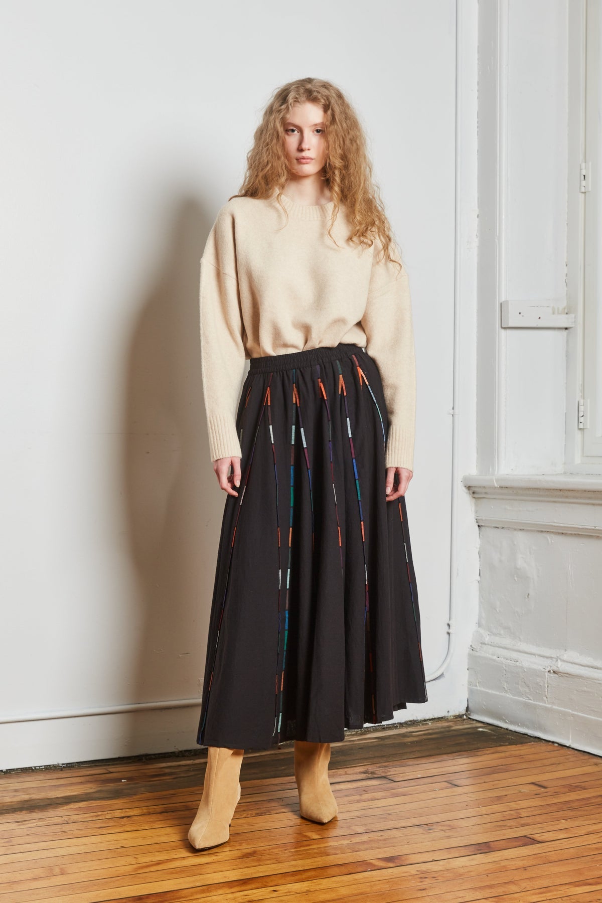 Kate Skirt - Noir Multi