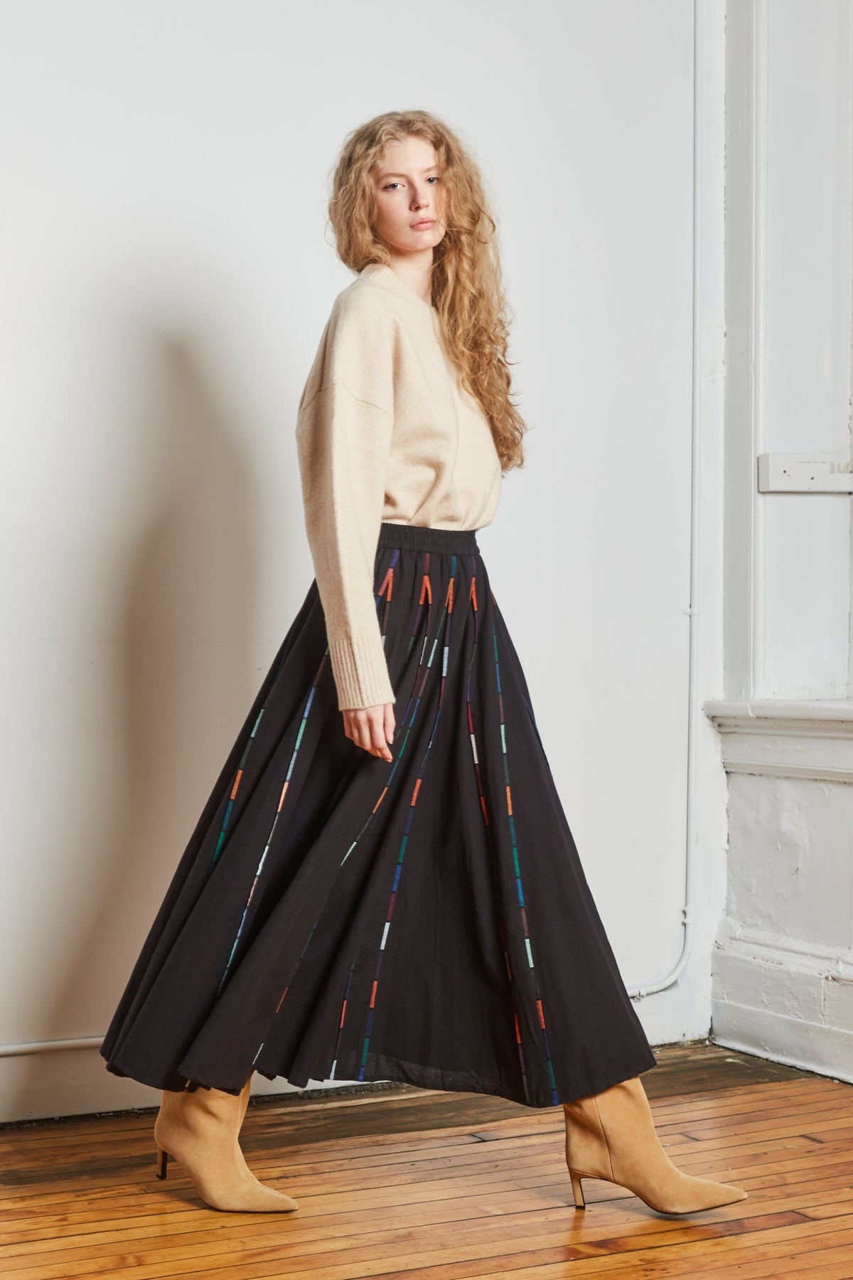 Kate Skirt - Noir Multi