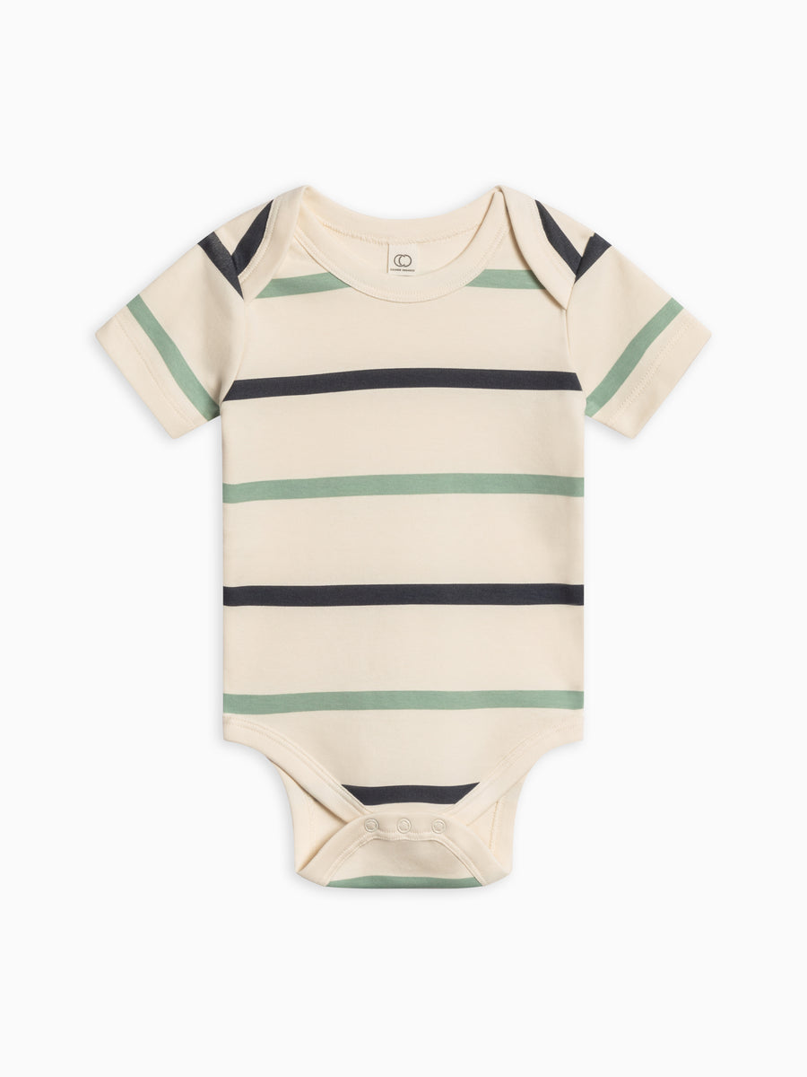 Afton Bodysuit - Aldo Stripe / Navy + Jade