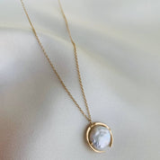 Framed Pearl Necklace