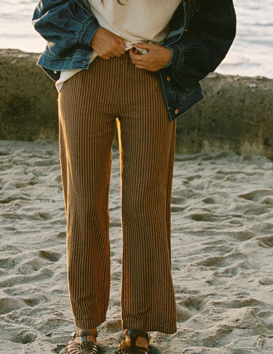 Washed Stripe Trouser