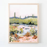 Bright Desert Art Print