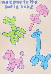 Welcome to the Party Card