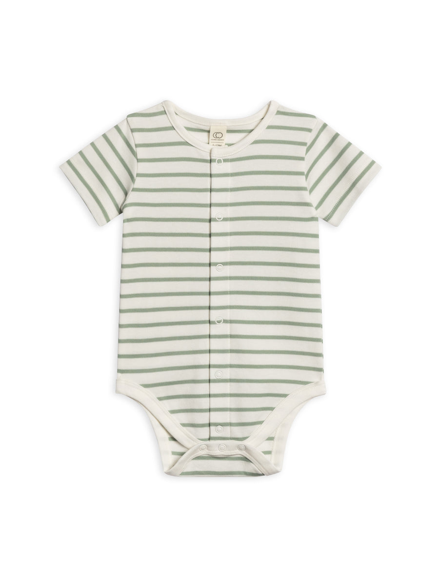 Morgan Bodysuit - Vitto Stripe / Jade