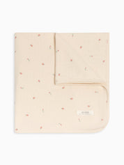 Pointelle Swaddle Blanket - Pia Floral