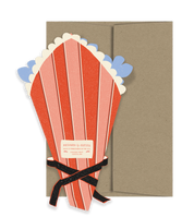 Flower Bouquet Die Cut Card