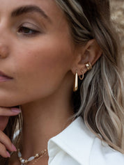 Rope Huggies - Gold Filled