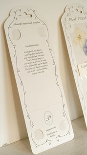 Pressed Flower Bookmark