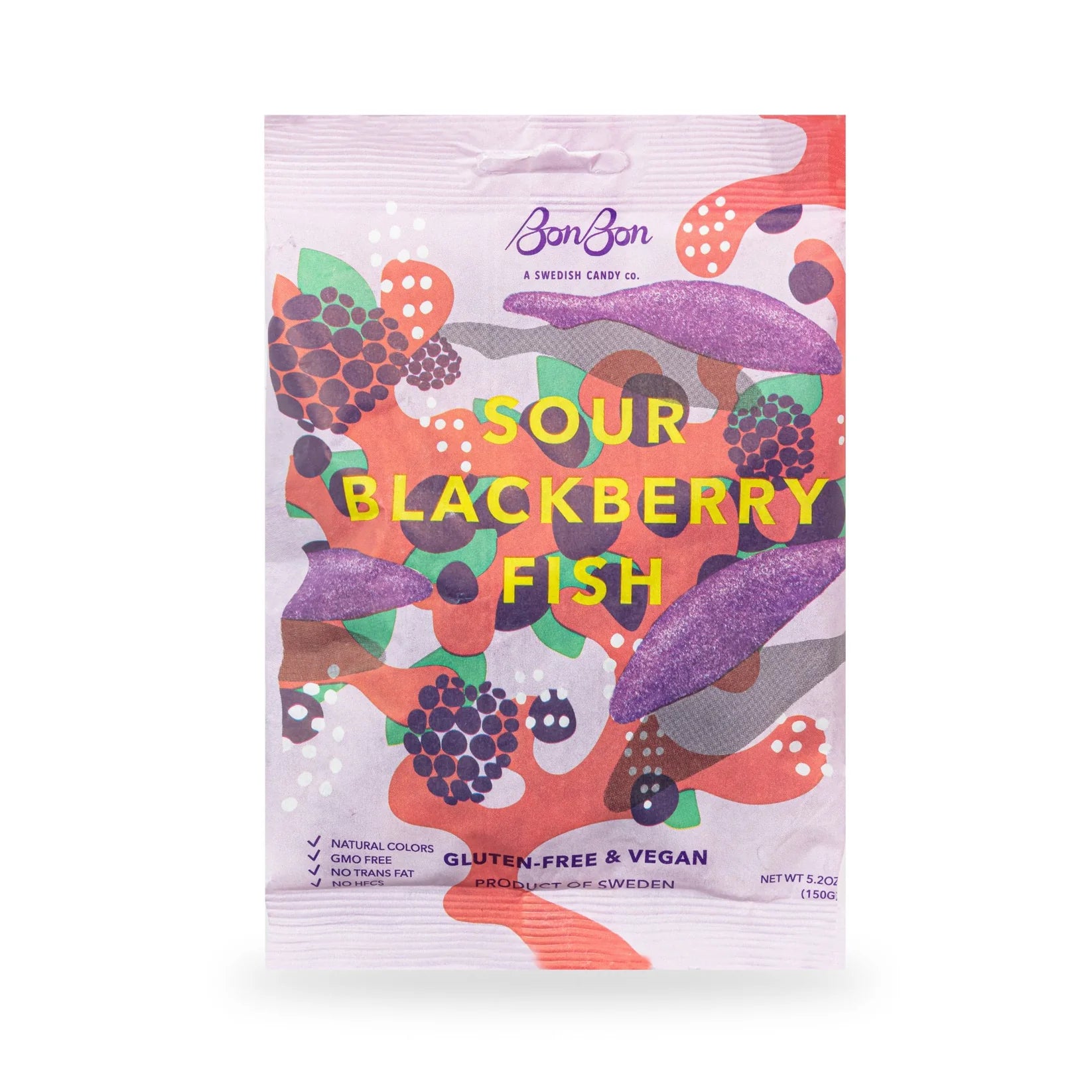 Sour Blackberry Gummy Fish