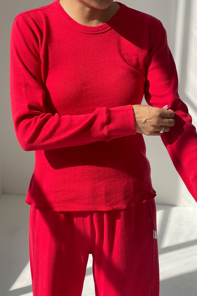 Pointelle Fundamental Tee