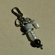 Pearl Charm Keychain