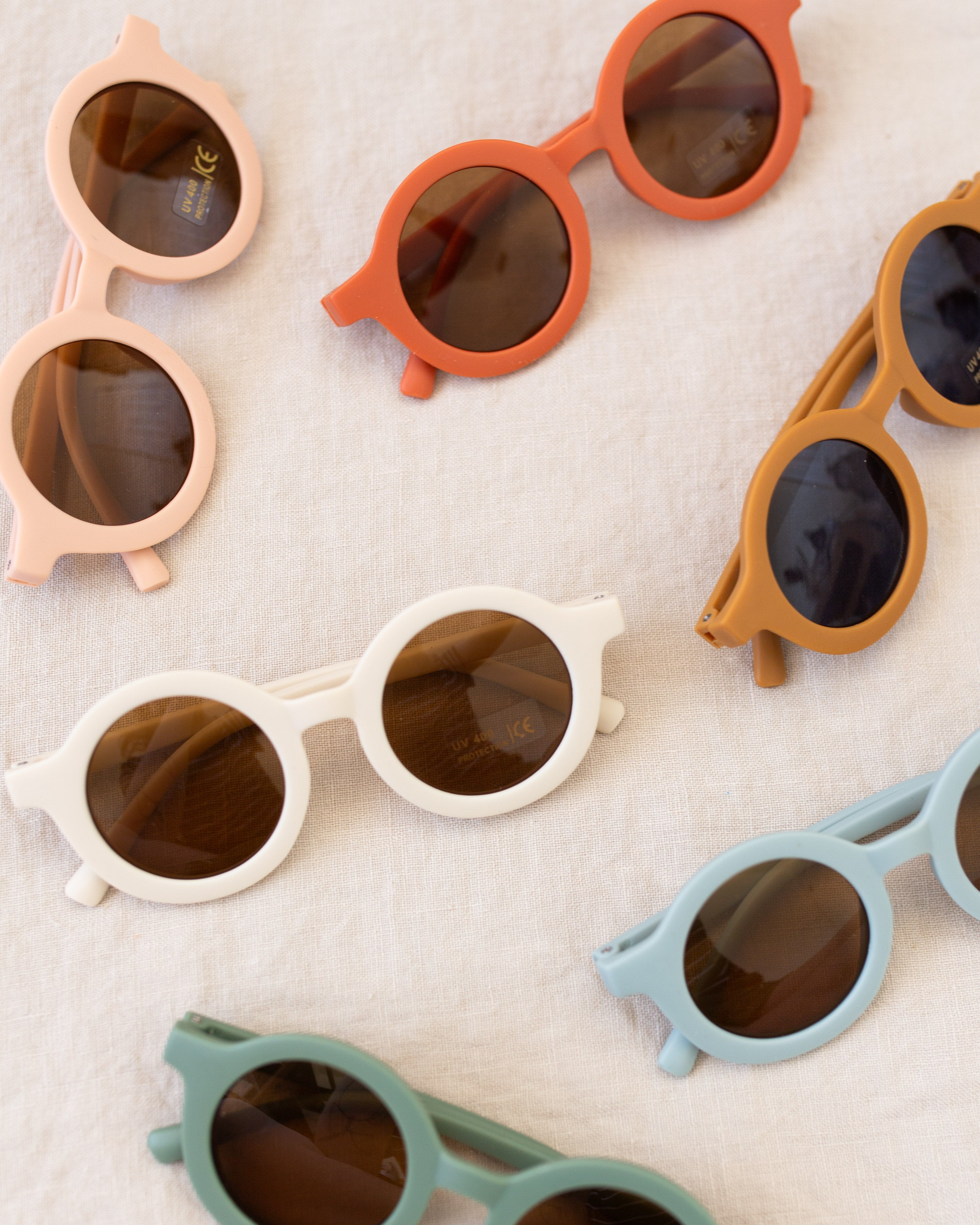 Kids Round Retro Sunglasses