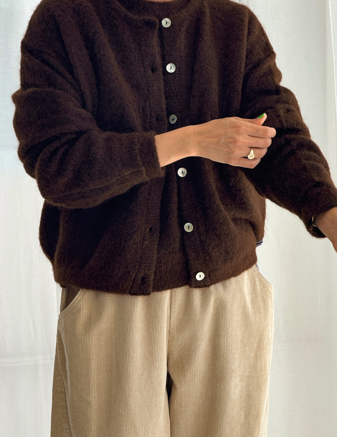 Leila Mohair Cardigan