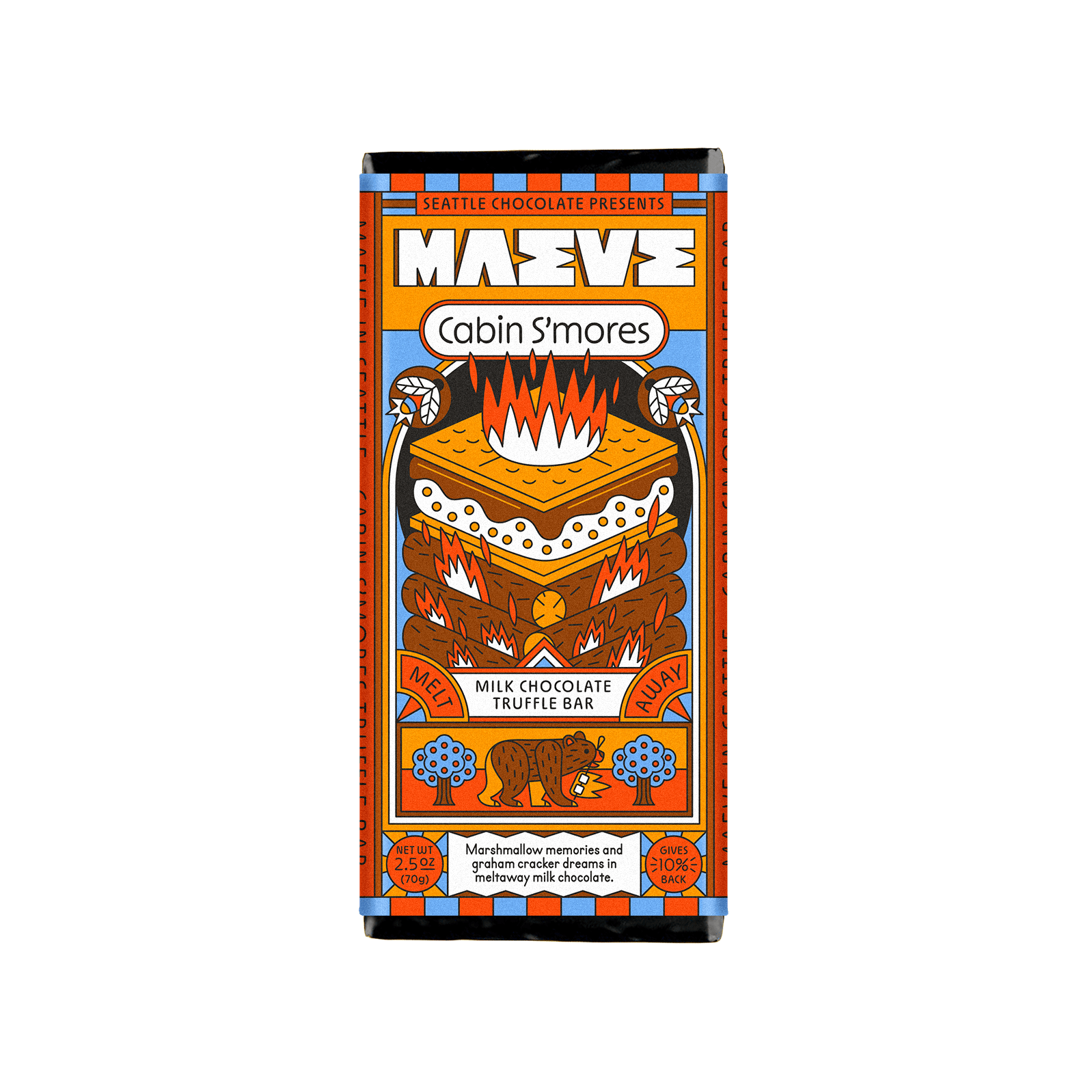 Cabin S'mores Truffle Bar