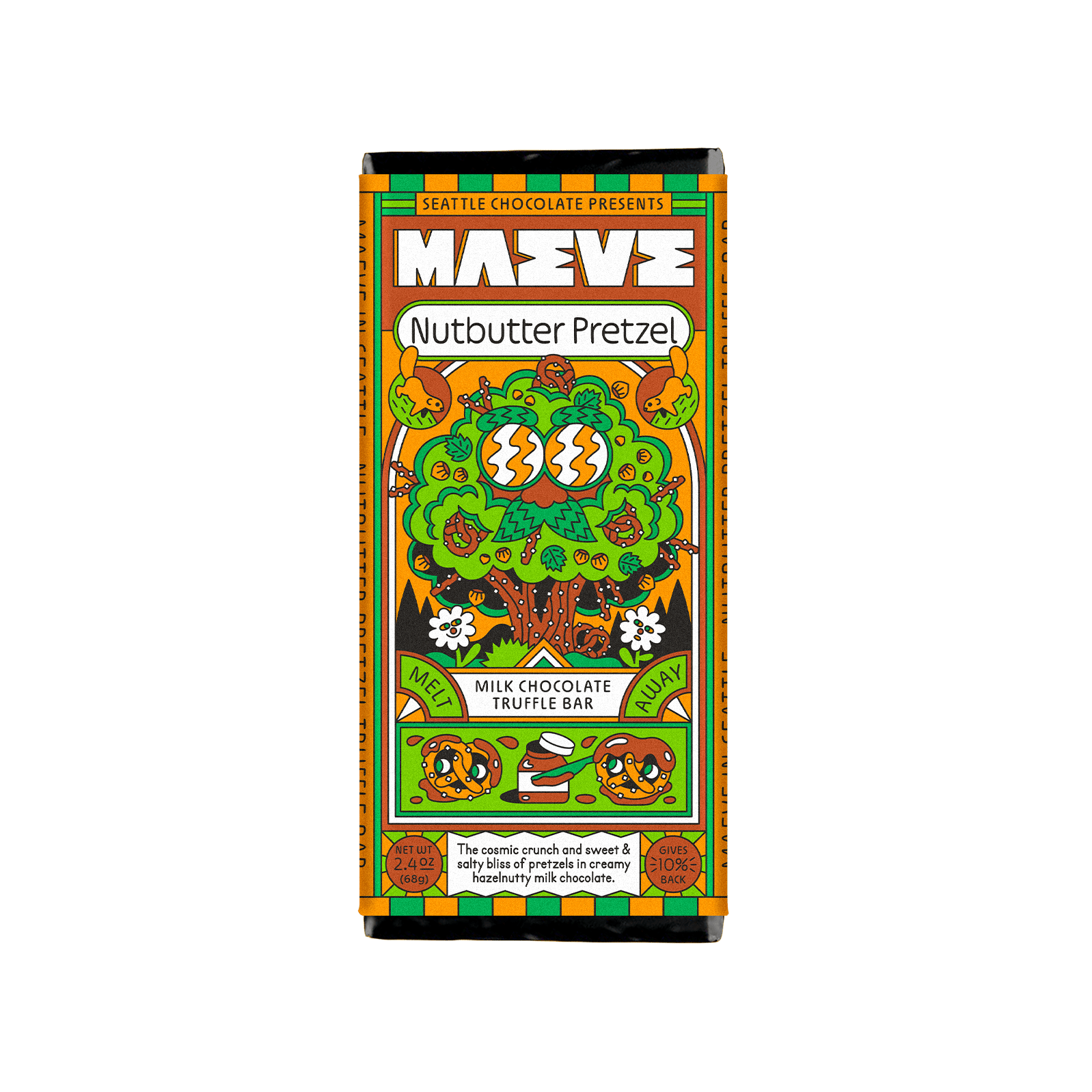 Nutbutter Pretzel Truffle Bar