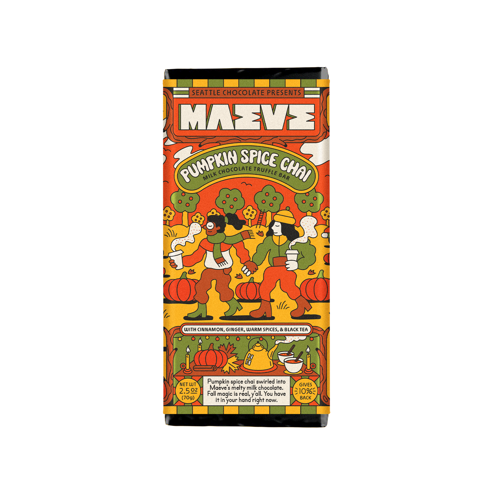 Pumpkin Spice Chai Truffle Bar