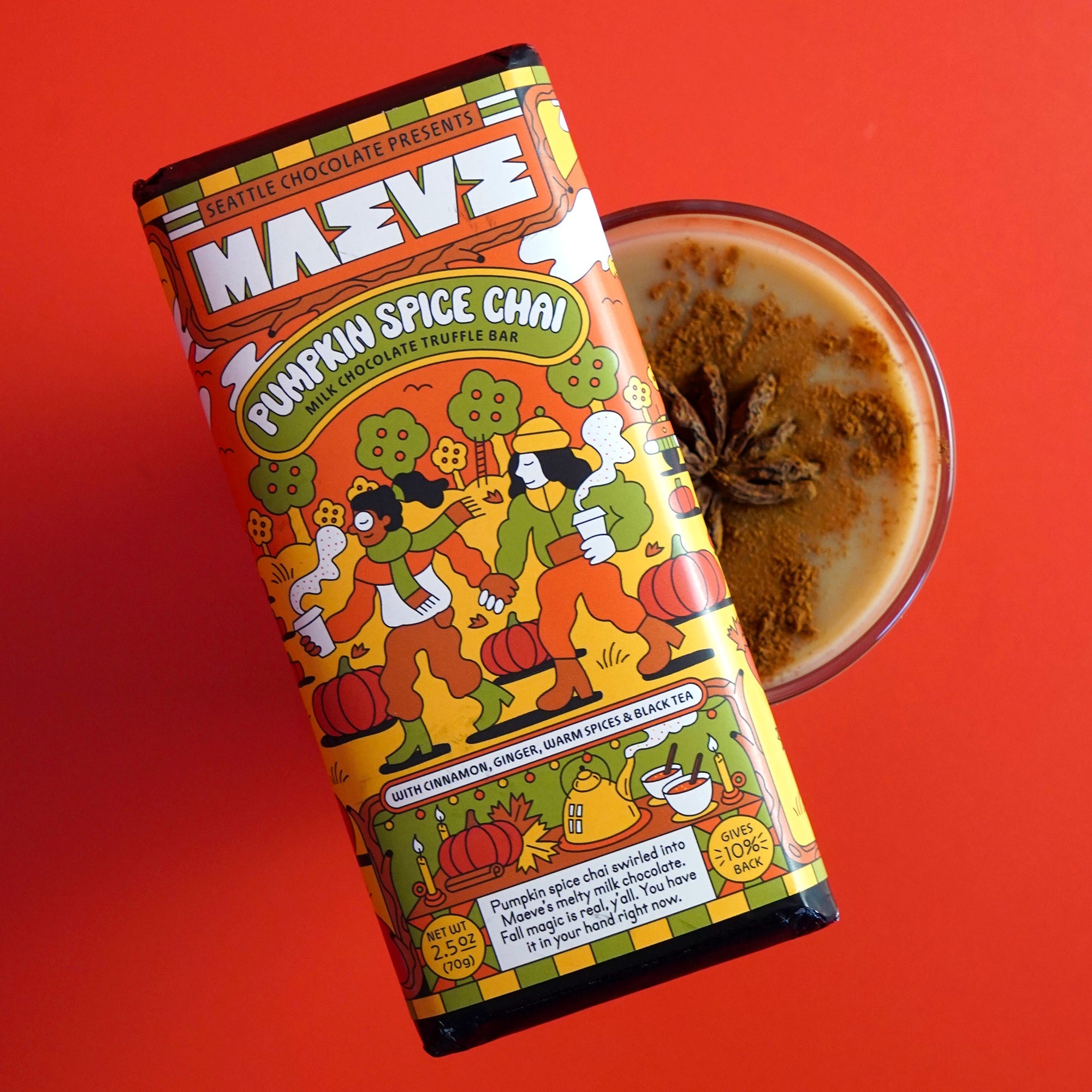 Pumpkin Spice Chai Truffle Bar