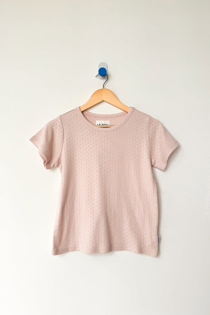 Pointelle Babe Tee