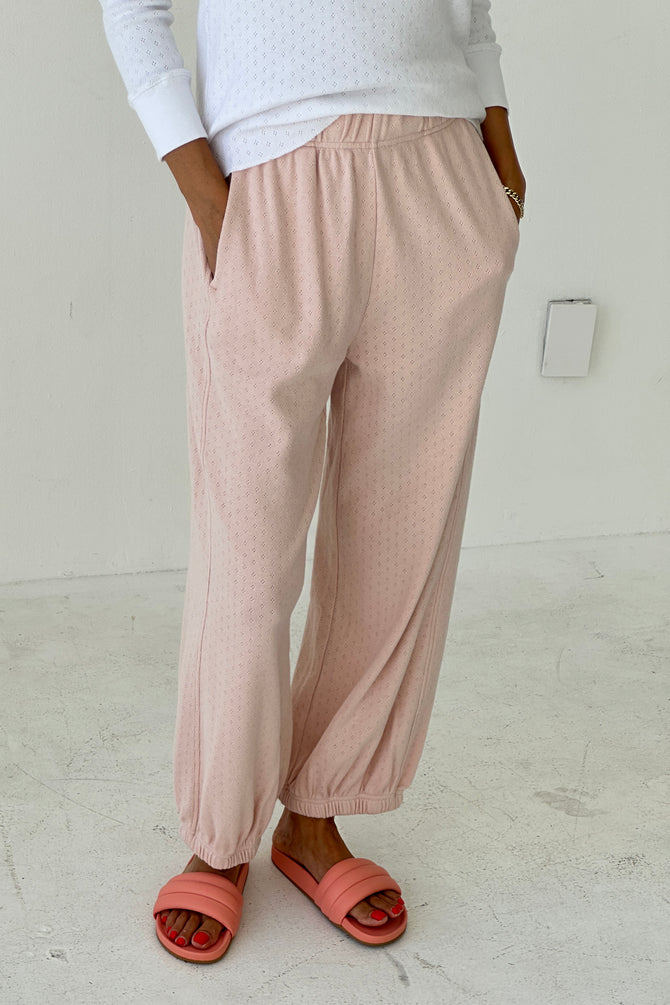 Pointelle Balloon Pants