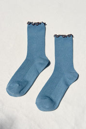 Ruffled Modal Socks