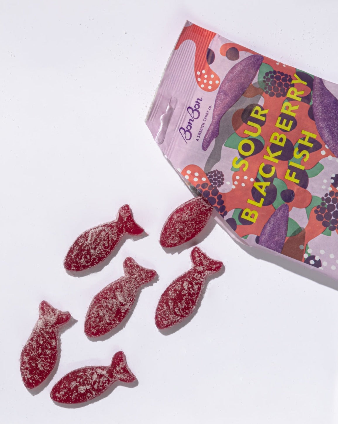 Sour Blackberry Gummy Fish