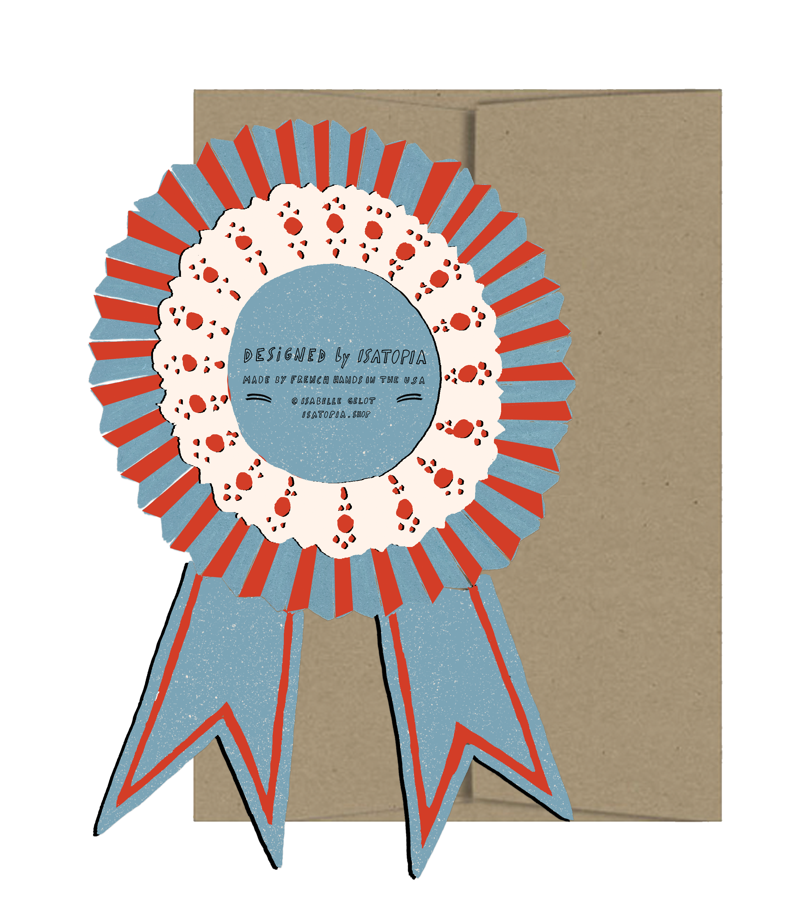 Bravo Medallion Die Cut Card