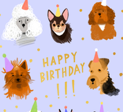 Canine Crew Birthday Card