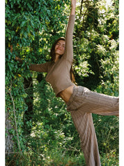 Washed Stripe Trouser