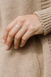 Dune Thin Band - Sterling Silver