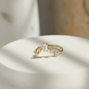 Clara Ring -  White Topaz