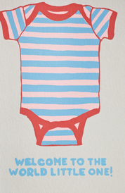 Baby Onesie Card