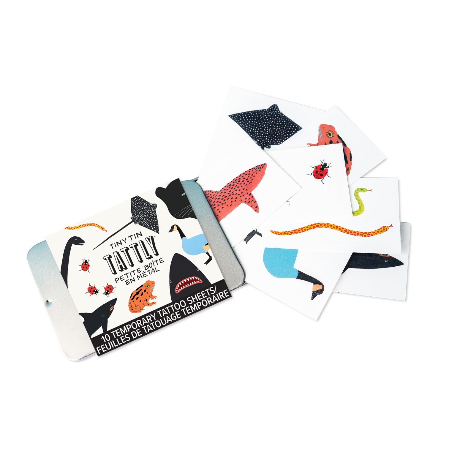 Tiny Animal Tattoo Tin