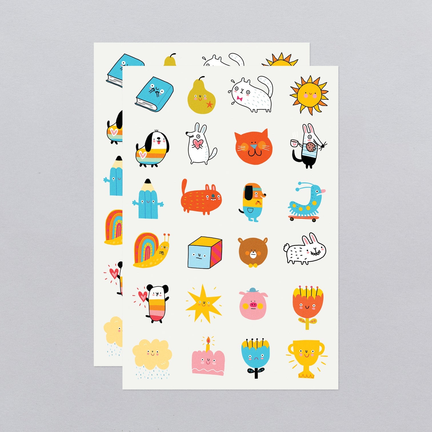 Little Friends Tattoo Sheet