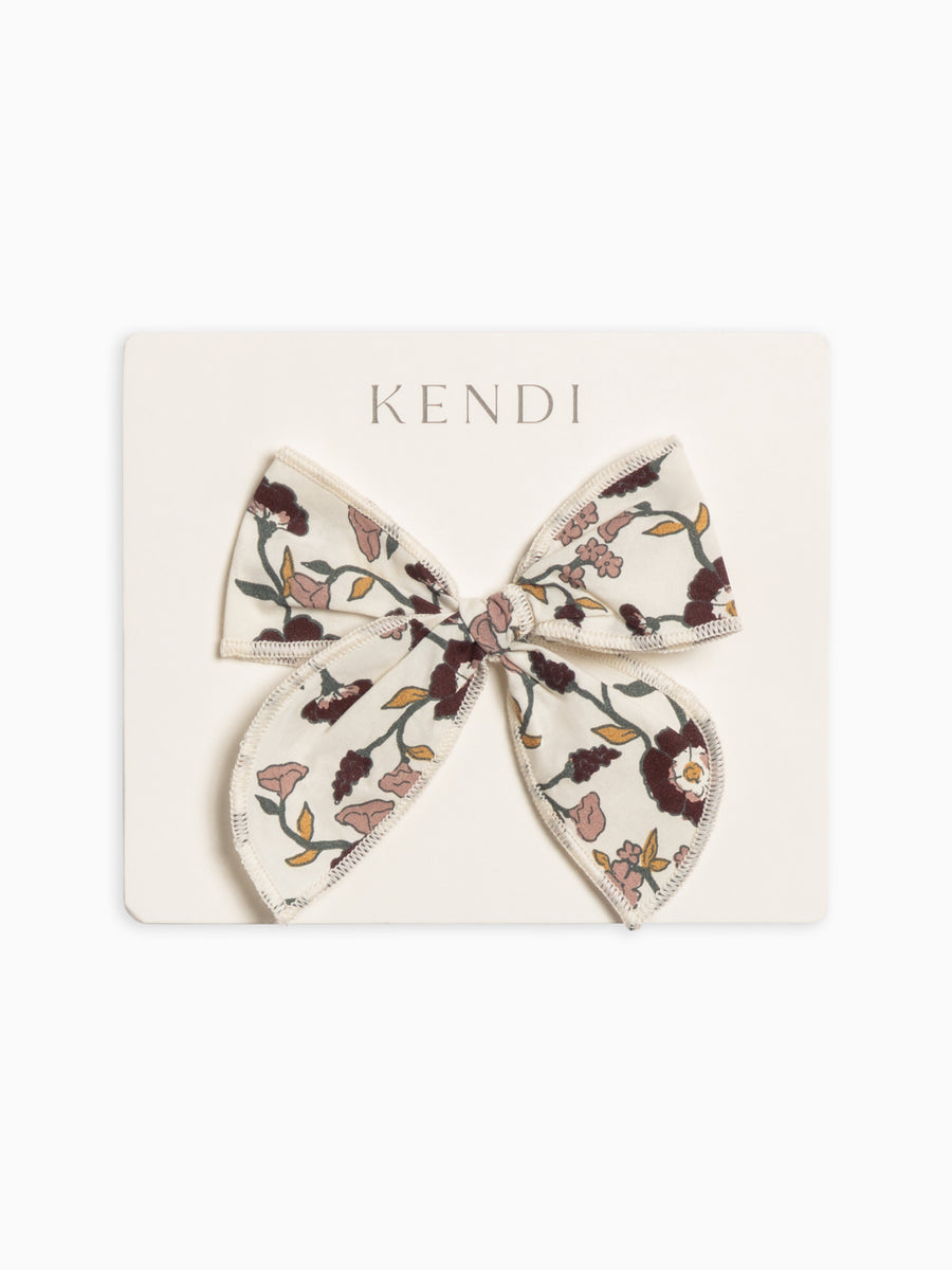 Poplin Bow Clip