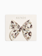 Poplin Bow Clip