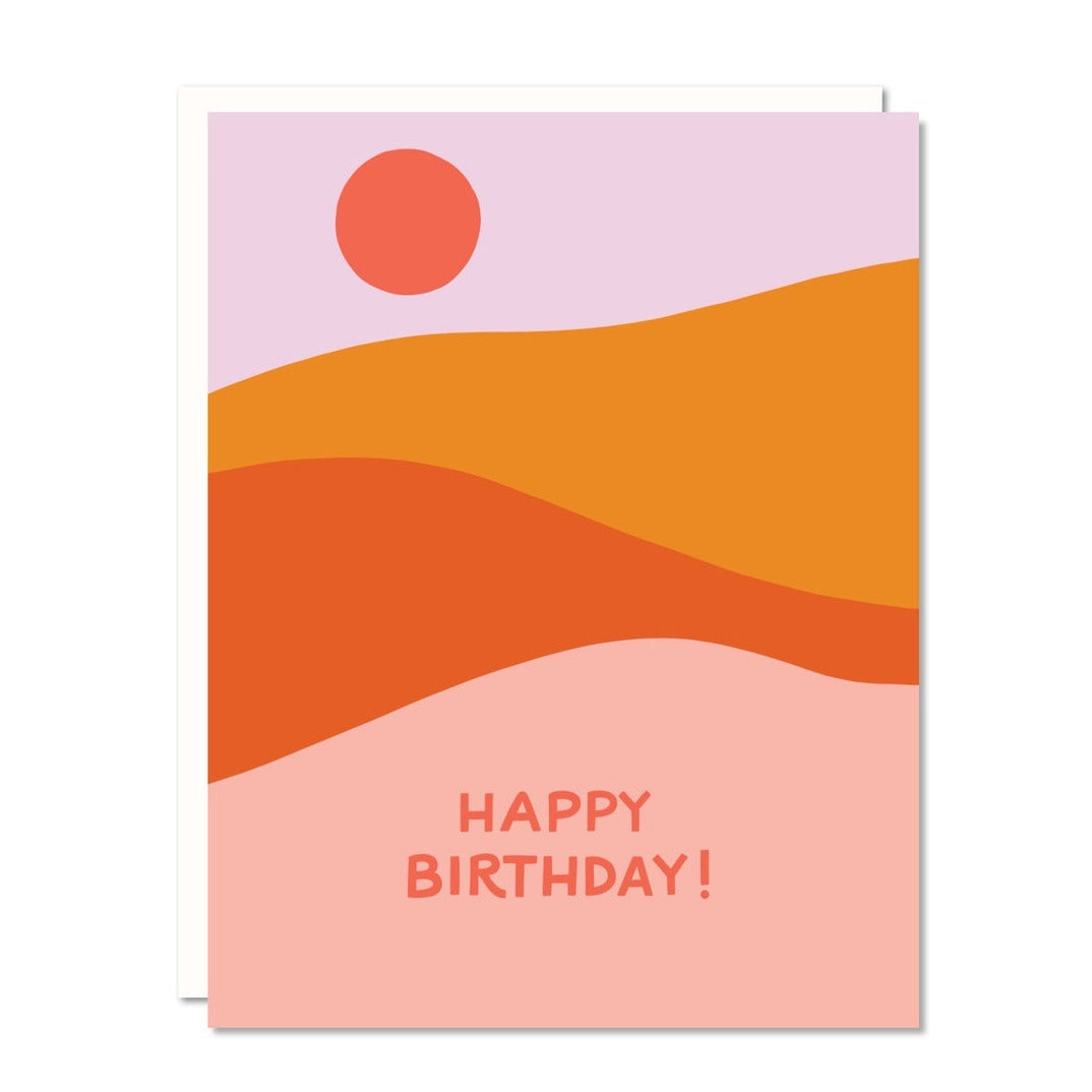 Desert Birthday Card