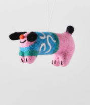 Dog Felt Ornament