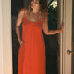 Organic Gauze Dress - Cherry