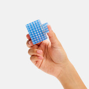 Midi Box Claw - Blue Lattice