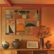 Southwestern Midcentury Collage Art Print