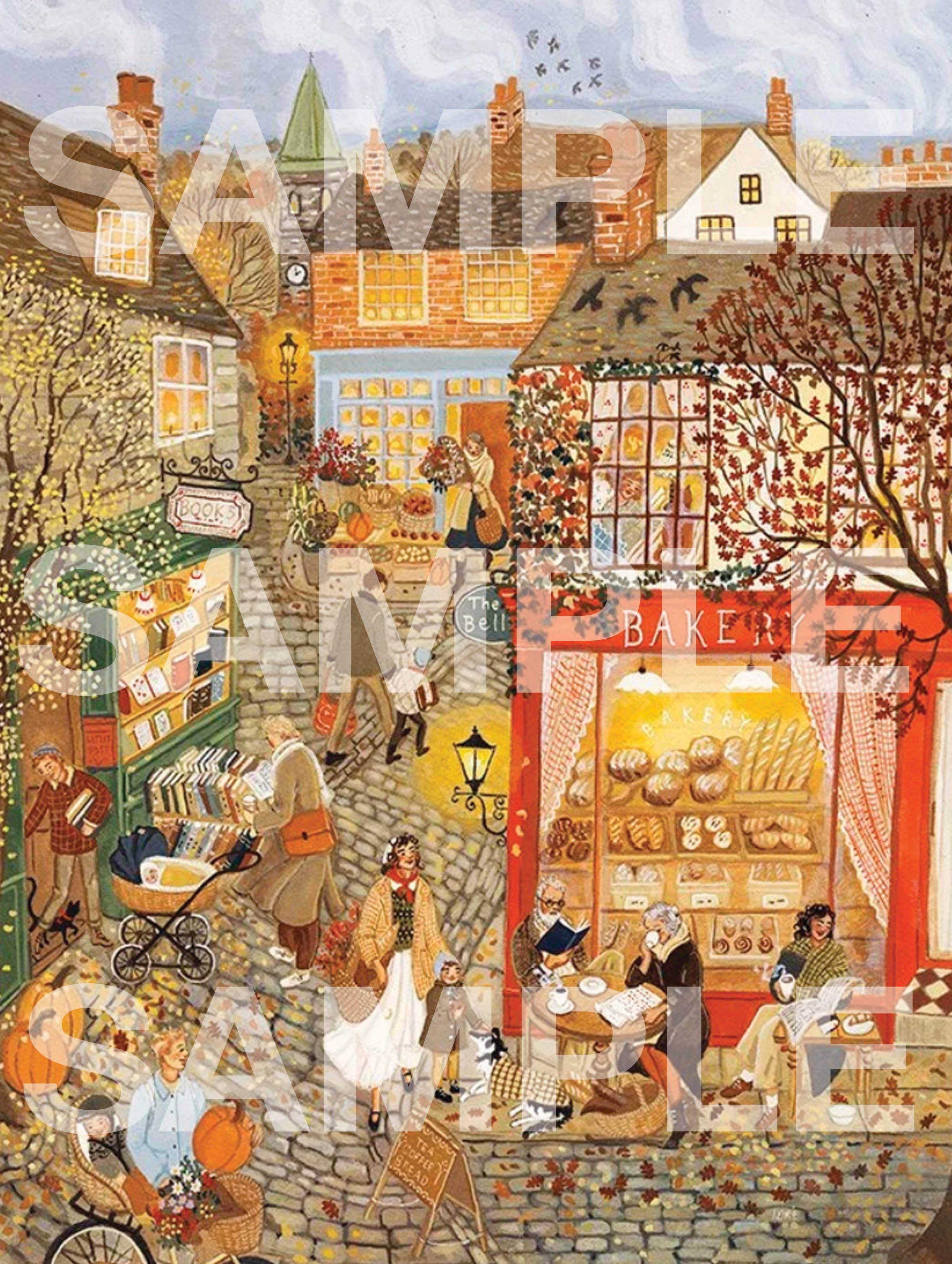 Market Town - 1500 Piece Jigsaw Puzzle