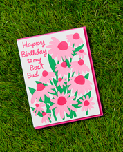 Best Bud Birthday Card