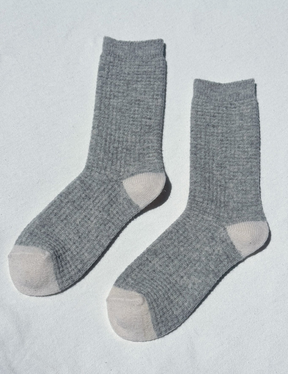 Wool Waffled Socks